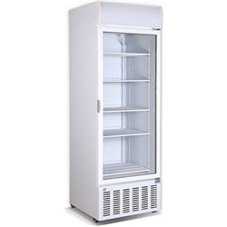 CRYSTAL CR600 Ψυγείο Βιτρίνα 567lt με LED φωτισμό και ανεμιστήρα ψύξης White